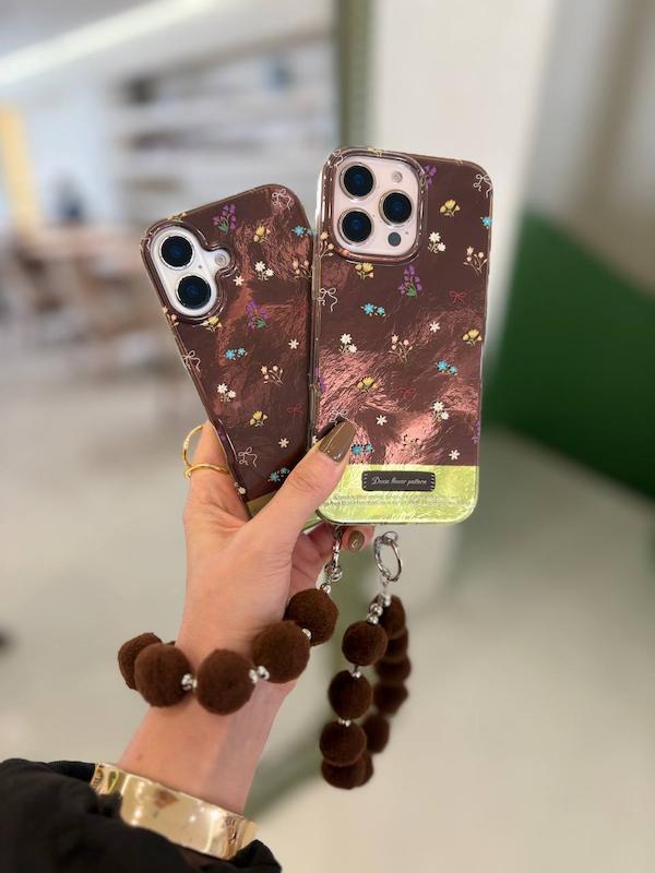 براش رز قهوه ای(با آویز)