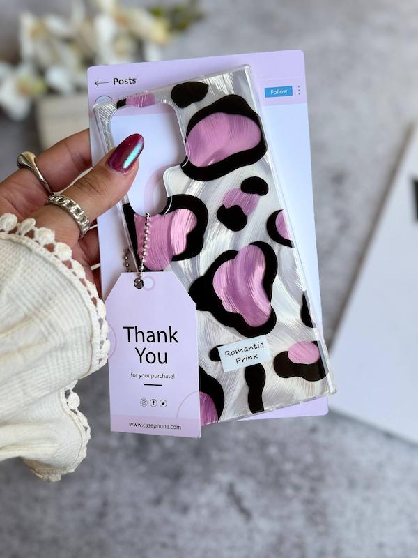 قاب رمانتیک صورتی