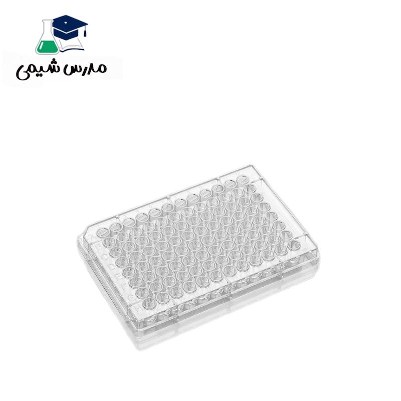 پلیت 96 خانه نچسب ته گرد برند spl