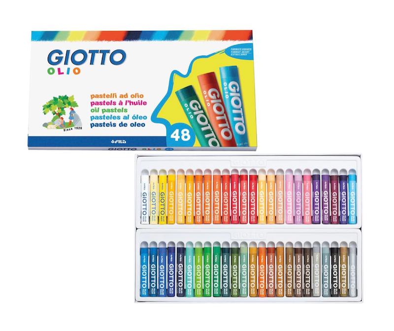 پاستل روغنی 48رنگ مدل olio جیوتو 