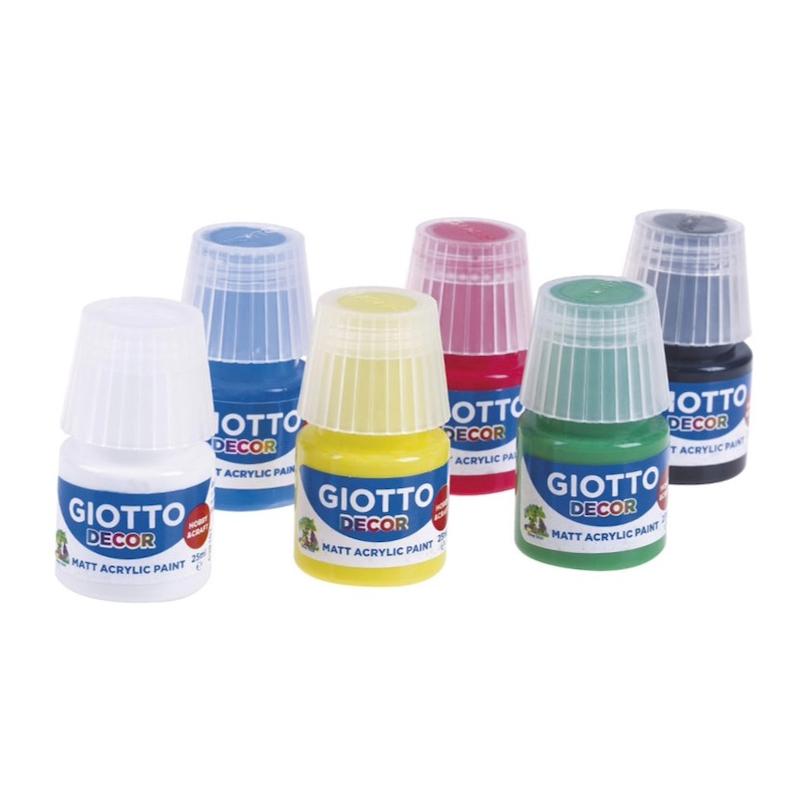 اکرولیک 6رنگ 25میل جیوتو