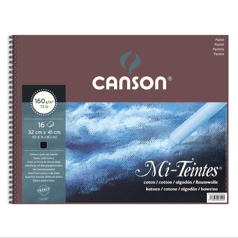 دفتر سیمی 160گرم میتان 50% کتان مشکی کانسون 