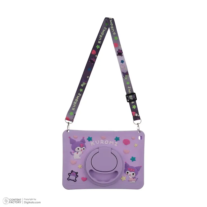 قاب طرح کرومی مناسب تبلت سامسونگ مدل tab S6LITE _P615 سایز 10.4 اینچ ، با استند 360 درجه