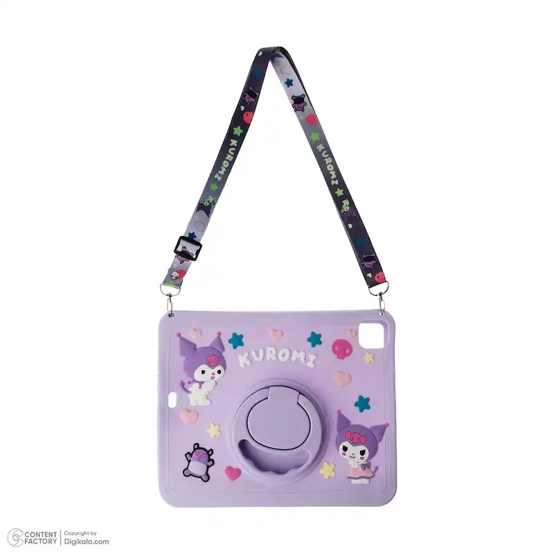 قاب سیلیکونی تبلت IPAD Pro 11 2024 طرح کرومی با استند 360 درجه