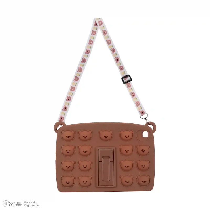 قاب سیلیکونی تبلت A9 _ X115 طرح تدی با استند چند حالته