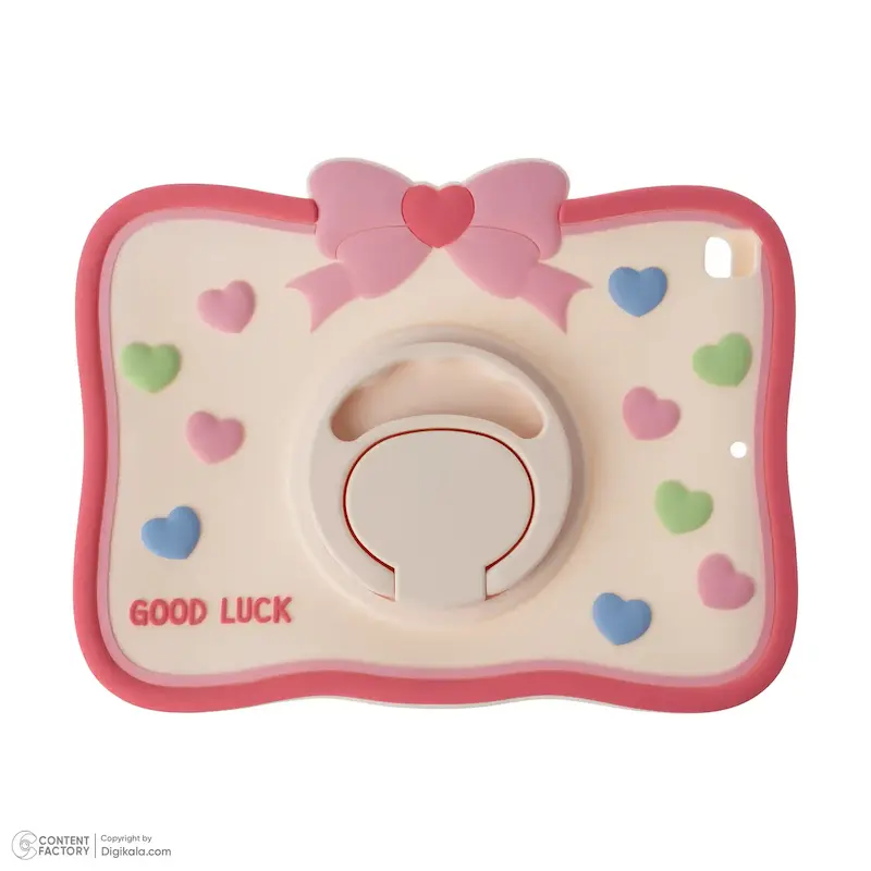 قاب سیلیکونی تبلت IPAD 10.2/Pro 10.5طرح پاپیون و قلب با استند 360 درجه