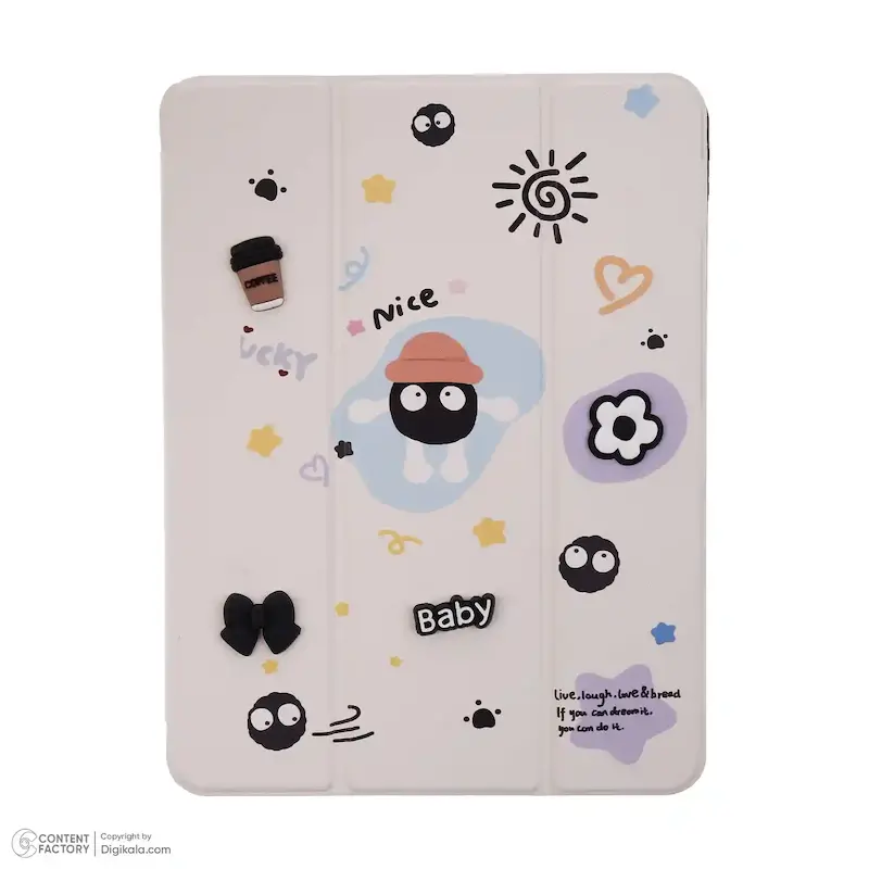 اسمارت کاور  آیپد Ipad air/air2-9.7 طرح برجسته baby با کیفیت چاپ عالی و جای قلم