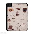 اسمارت کاور آیپد Ipad pro 11 2024 طرح برجسته coffee با کیفیت چاپ عالی و جای قلم