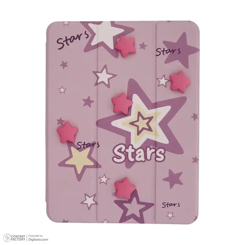 اسمارت کاور آیپد IpadAir/Air2-9.7 طرح برجسته star با کیفیت چاپ عالی و جای قلم