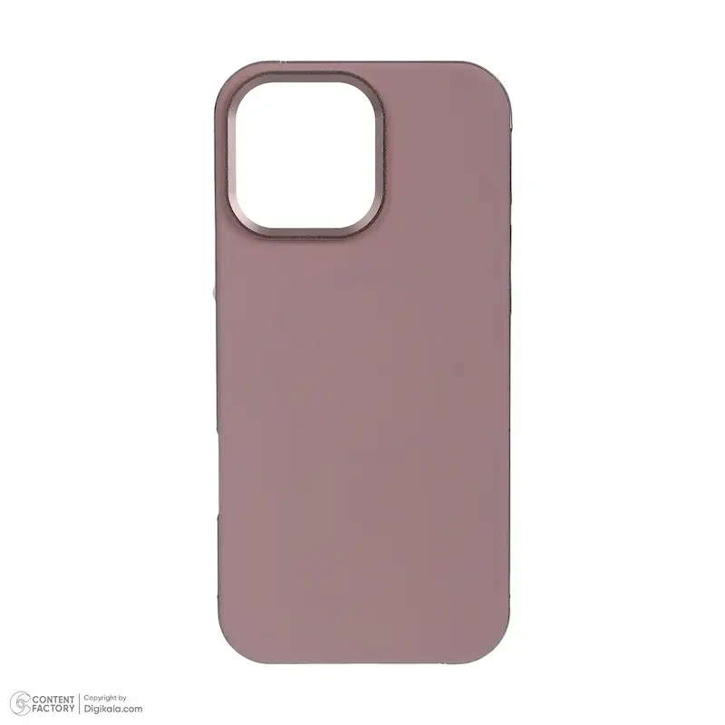 قاب چرمی ایفون 16pro دور فلزی مینیمال با مگسیف گرید N-52