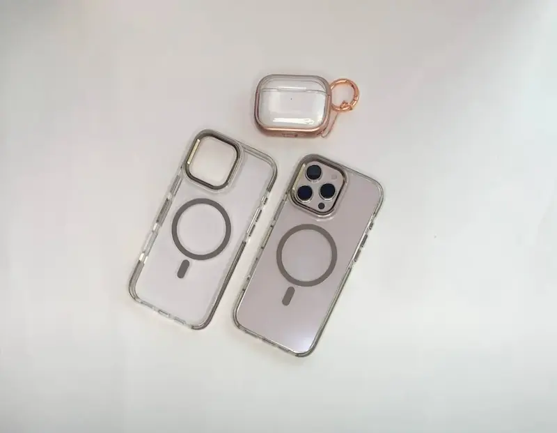 قاب پشت شفاف ایفون 16promax با مگسیف N52 برند NEW CASE