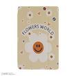 کیف کلاسوری دی کیس مدل flowers world مناسب برای تبلت samsung galaxy tab S6lite-P615-10.4inch