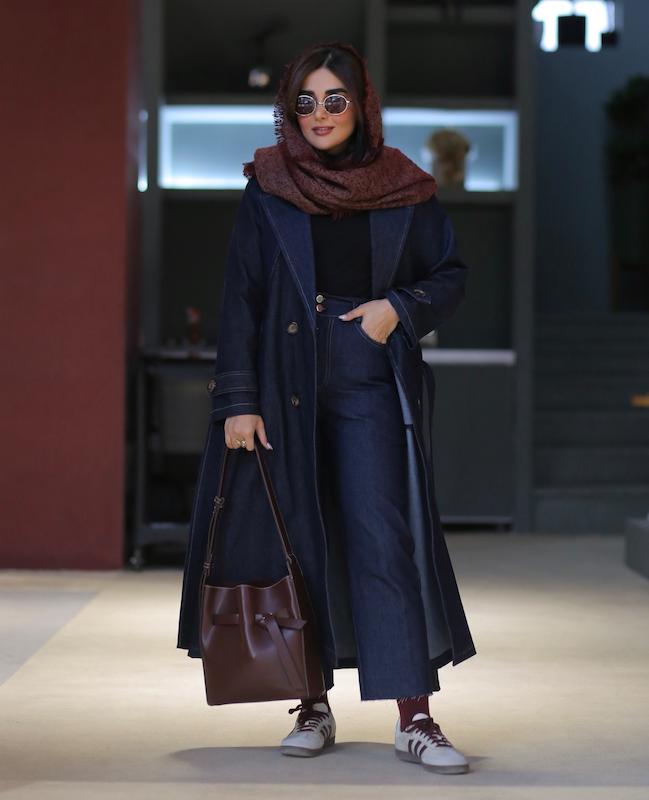 بارانی بلند جین