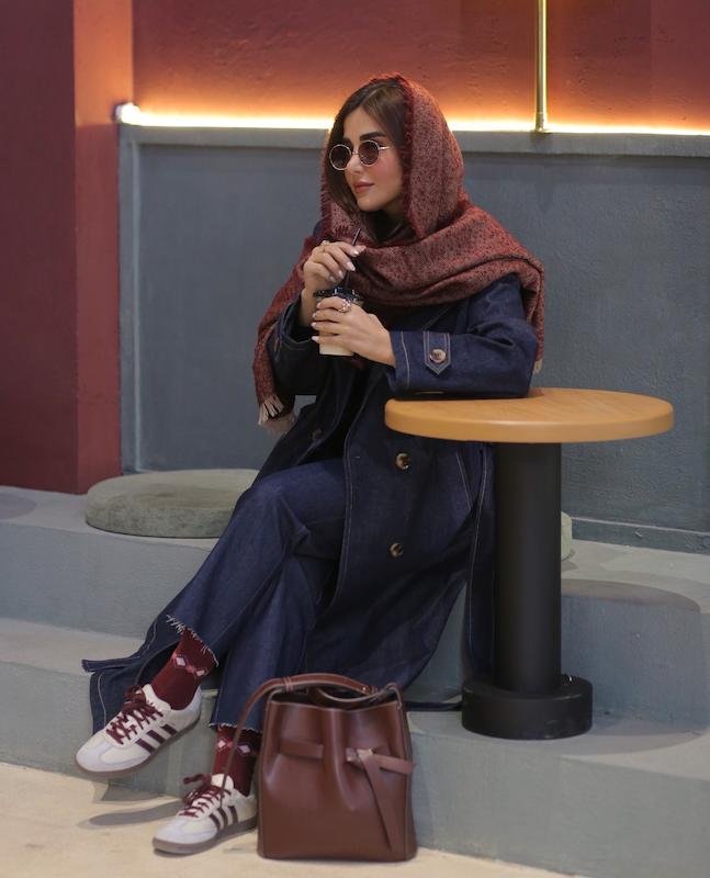 بارانی بلند جین