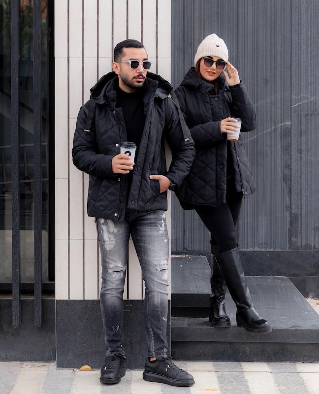 کاپشن کوتاه پافرشو