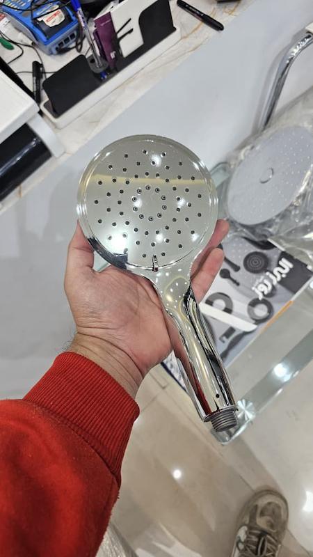 سر دوش گوشی چند حالته کروم 