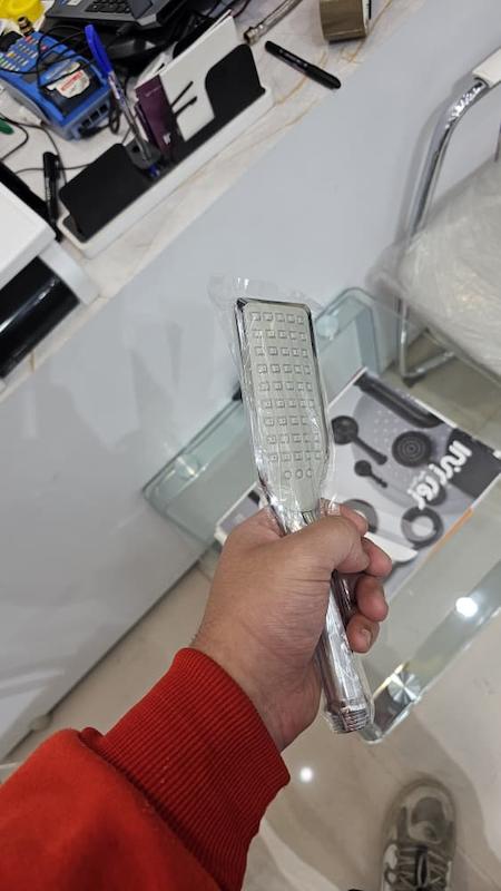 سر دوش گوشی مینیمال فوق کم مصرف  کروم 