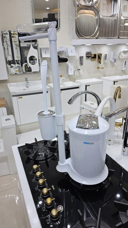 ست 3 تیکه سرویس بهداشتی سطل و برس جادستمال کاغذی 