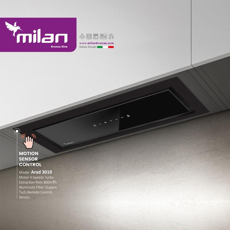 هود مخفی میلان مدل آراد 3010 موشن سایز 70