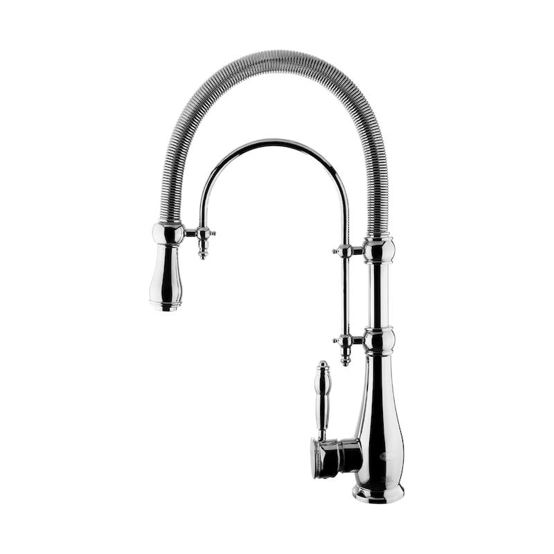 شیر ظرفشویی فنری مدل کاترین کروم براق 