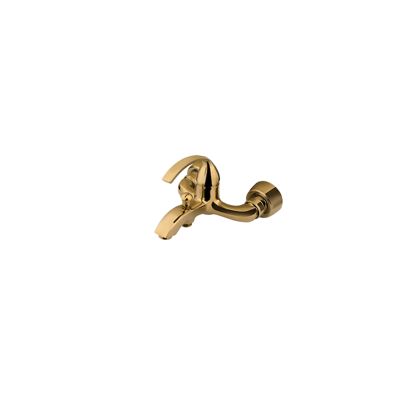 شیر دوش حمام مدل کلوین طلایی براق 