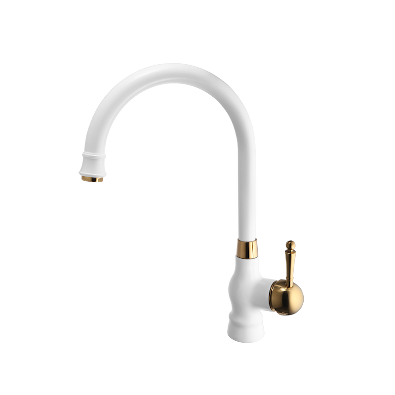 شیر ظرفشویی مدل مارگارات البرز روز سفید طلایی 