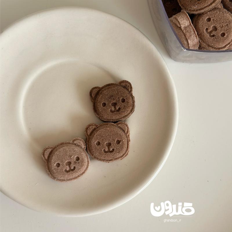 قند خرسی کاکائویی