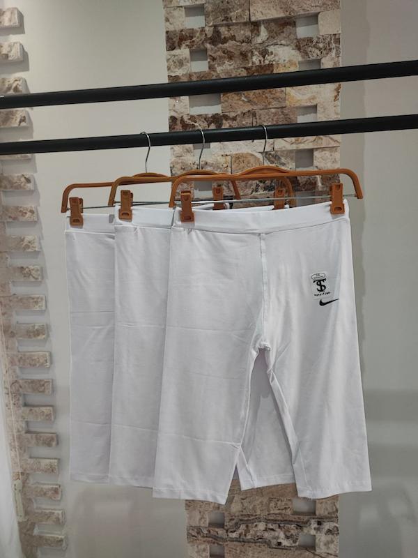 شلوارک برمودای سفید کد 119 