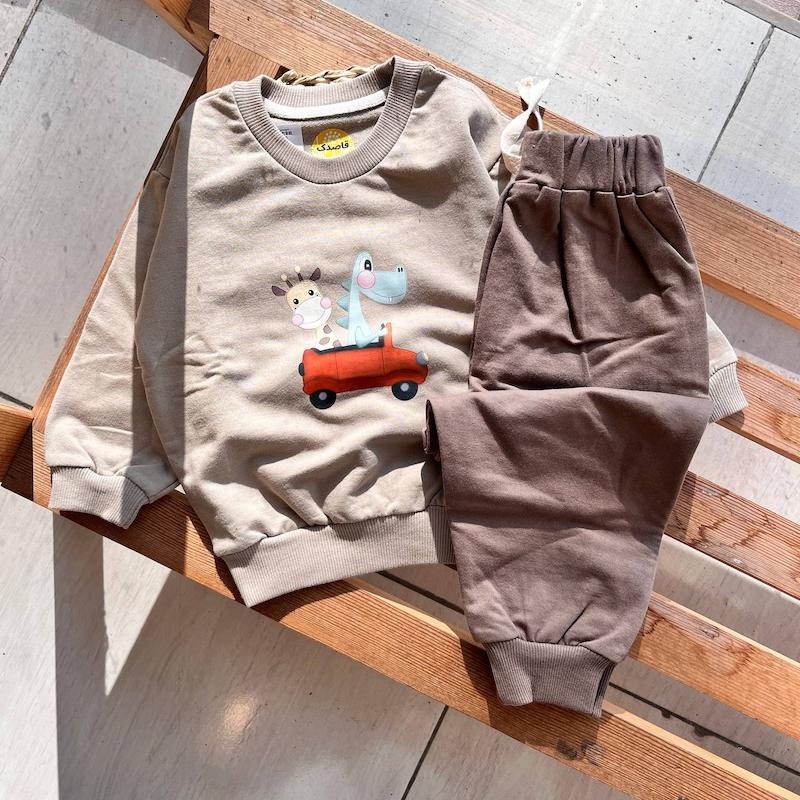 ست دورس شلوار کد 00126235 - 1 الی 4 سال