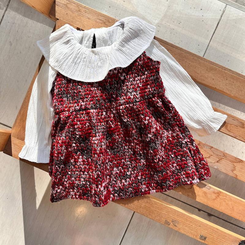 شومیز سارافون کد 00126260 - 1 الی 4 سال 