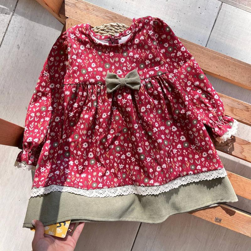 پیراهن پاپیون طلایی ۰۰۱۲۶۲۵۳ - 6 ماه الی 2 سال