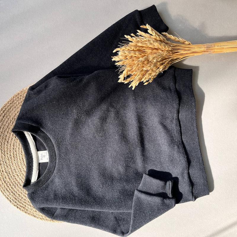 بلوز سلانیک ذغالی کد 00116008/ 00119006 - 6 ماه الی 8 سال -کد6درقاصدک