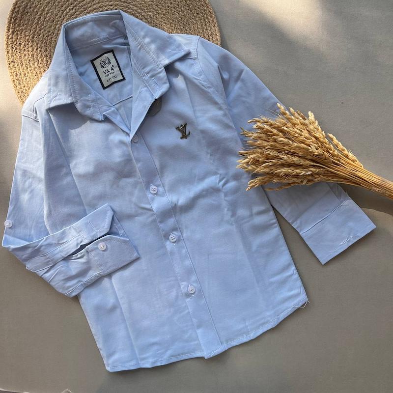 شومیز ابی مجلسی کد 00172005 - 3 الی 10 سال