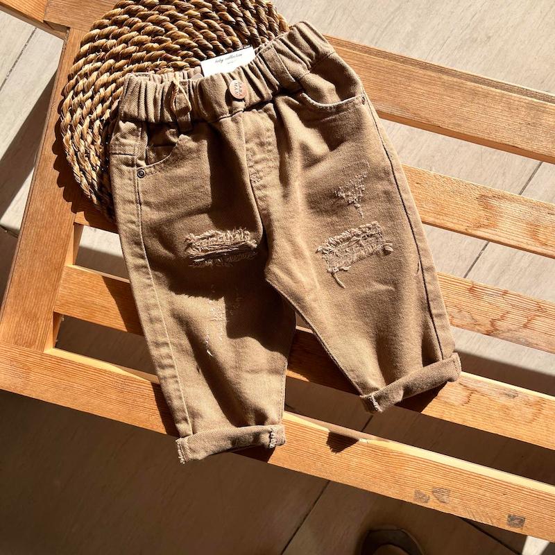 شلوار کتان ۰۰۱۰۱۱۹۵ - ۶ ماه الی ۳ سال