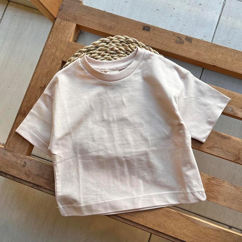 تیشرت گلبهی روشن پولونی 00119011/00116038 - 6 ماه الی 8 سال