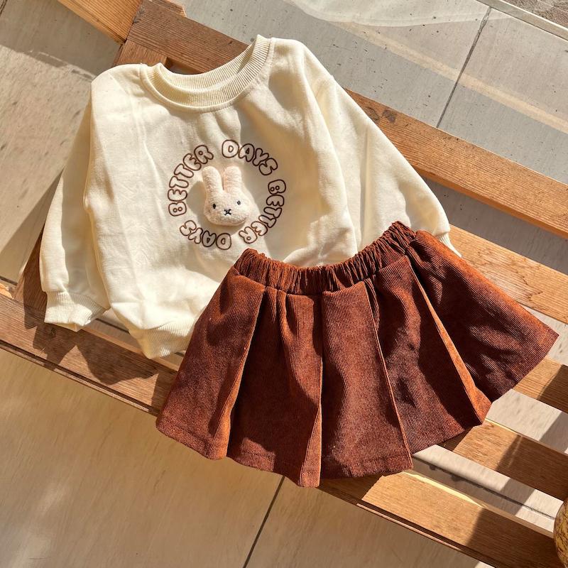 ست دورس دامن 00123042 - 1 الی 4 سال