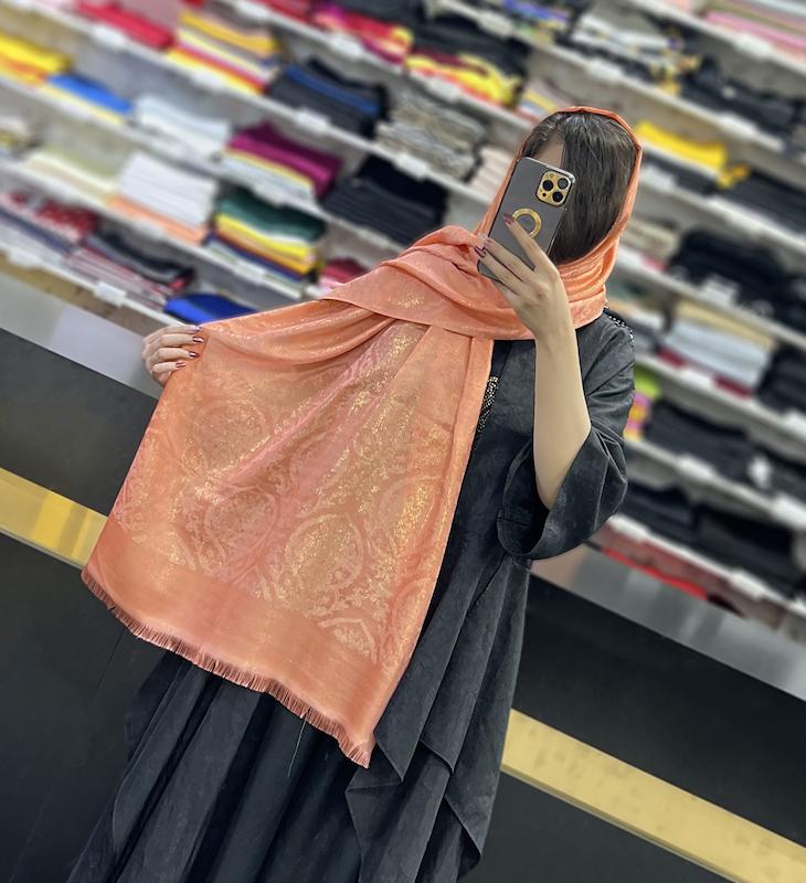شال بهاری لمه‌ دار