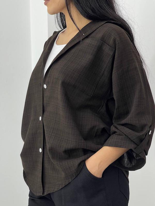 شومیز اسلپ تک جیب زنانه 