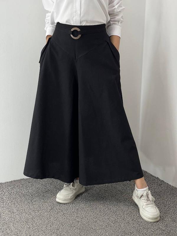 شلواردامنی لینن زنانه 