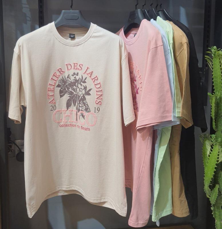 تیشرت لانگی طرح دار