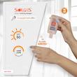 فلوئید ضد افتاب و روشن کننده پوست SPF50 اردن سولاریس مناسب انواع پوست رنگ بژ طبیعی