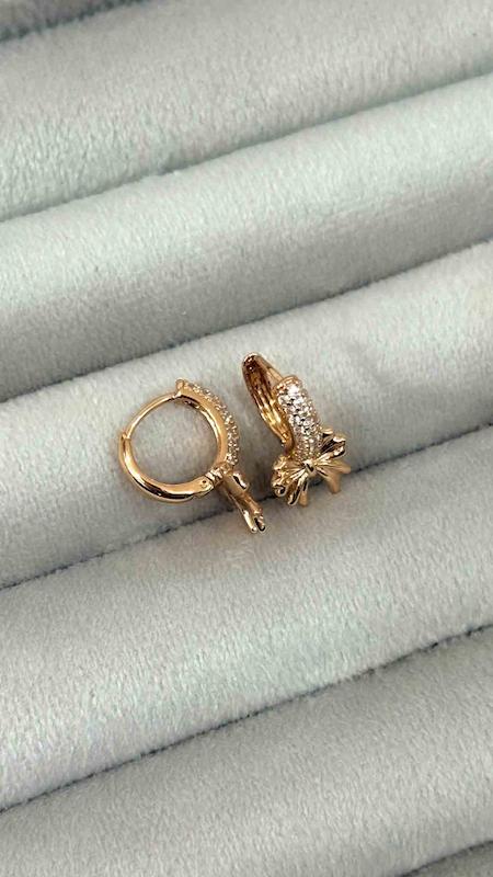 گوشواره حلقه ای پاپیون