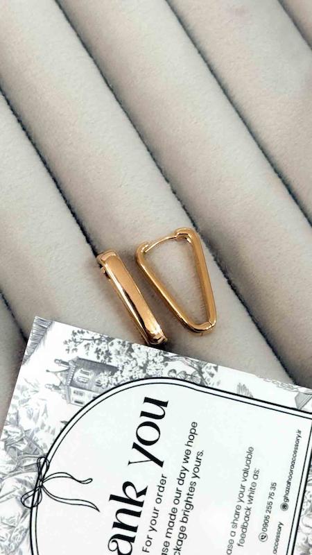 گوشواره حلقه ای مثلث