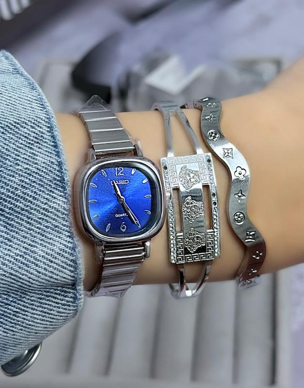 ساعت casio آبی 