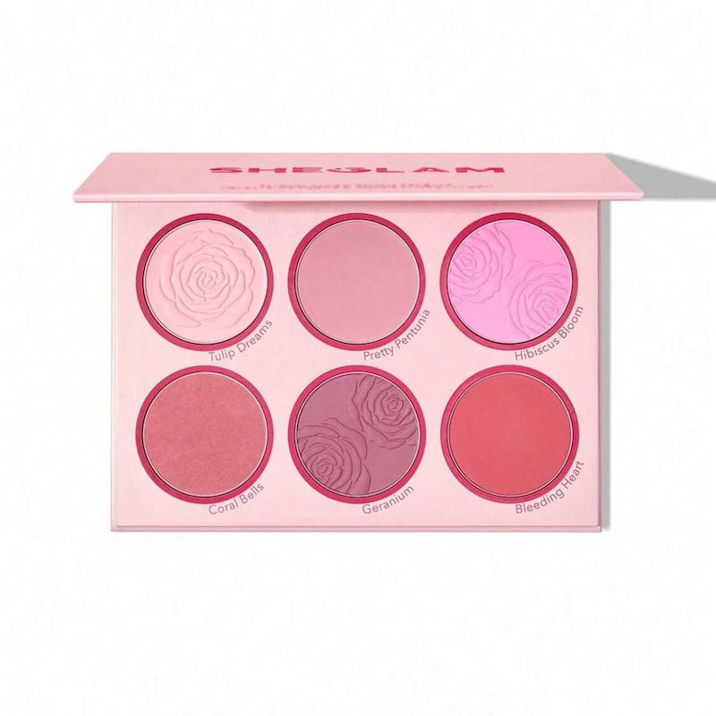 پالت رژگونه 6 رنگ شیگلم مدل Blushing bouquet