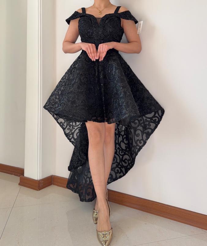 پيراهن عروسكى پشت بلند