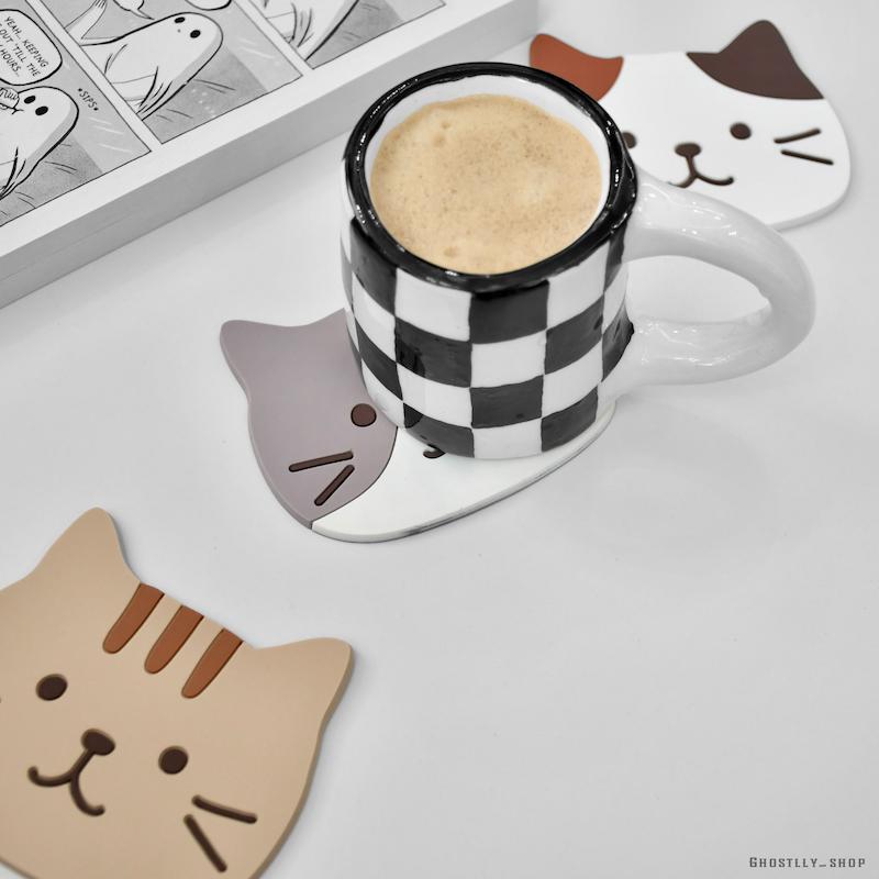 زیرلیوانی گربه🐈‍⬛🐾