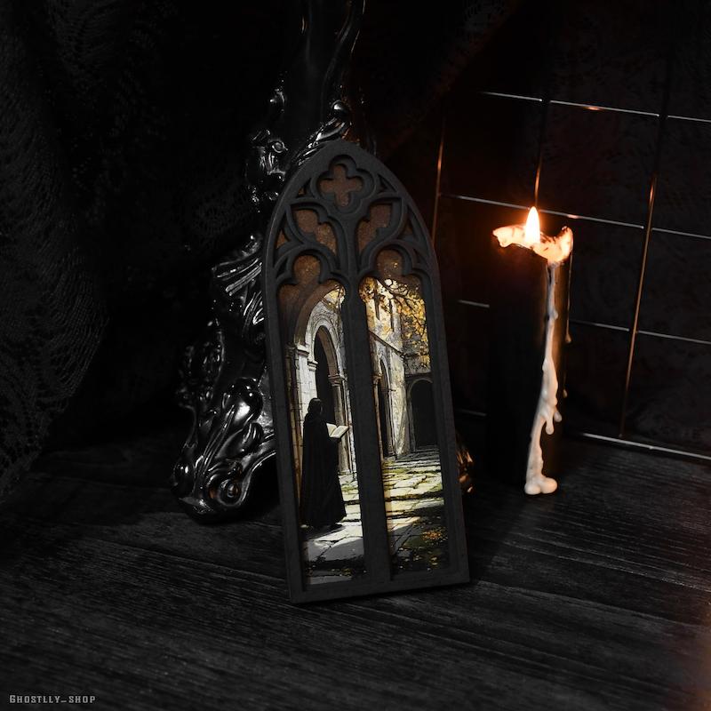 پوستر چوبی هاگوارتز🕯️
