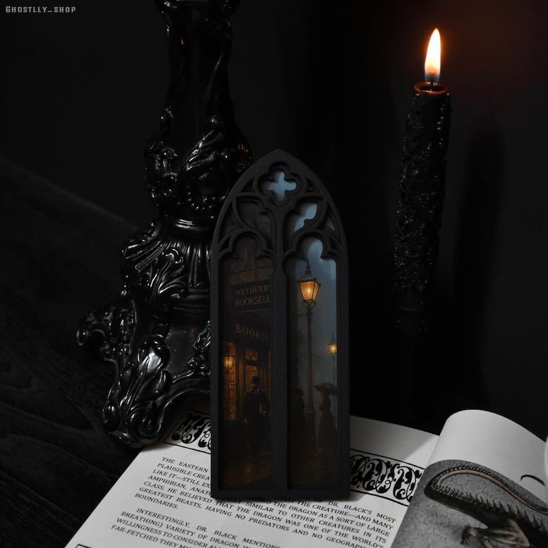 پوستر چوبیDark night🕯️