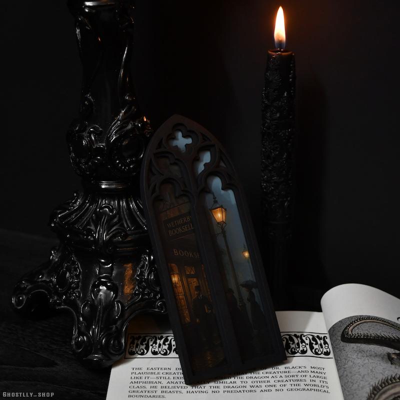 پوستر چوبیDark night🕯️